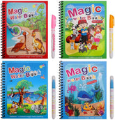 Magic Water Coloring Book with Magical Water Doodle Pen