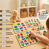3-Piece Kids Puzzle Set – Colorful Educational Jigsaw Toys for Brain Development