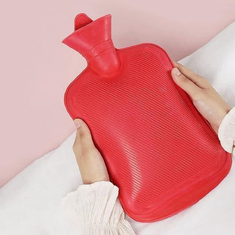 1000ml Hot Water Bag for Pain Relief – Leakproof Rubber Heating Bottle for Back, Neck & Period Cramps