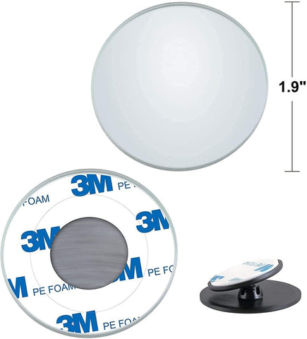 360° Adjustable Car Blind Spot Mirror – Wide Angle Safety Rear View Mirror for Cars