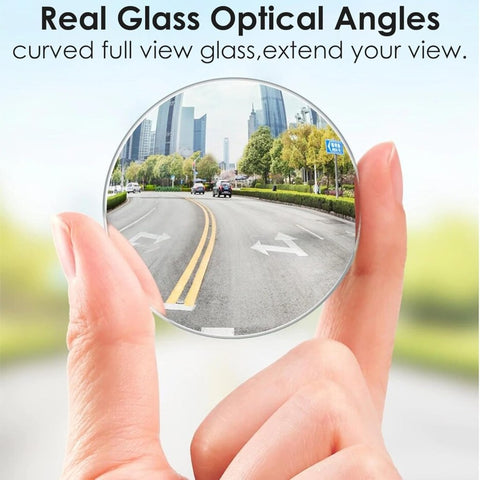 360° Adjustable Car Blind Spot Mirror – Wide Angle Safety Rear View Mirror for Cars