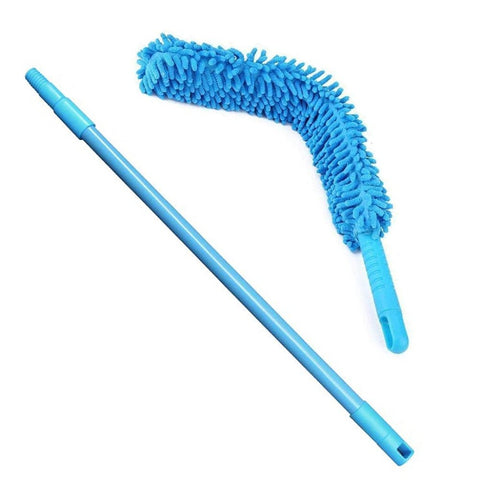 Fan Mop Cleaner Duster with Extendable Rod – Microfiber Ceiling Fan Cleaning Brush for Home & Kitchen