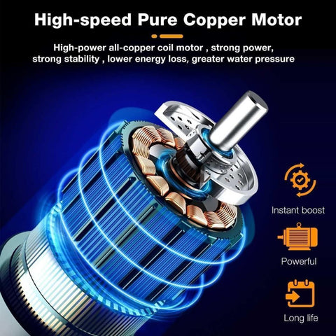High Pressure Car Washing Gun – Adjustable Water Spray Nozzle for Car, Bike & Garden Cleaning