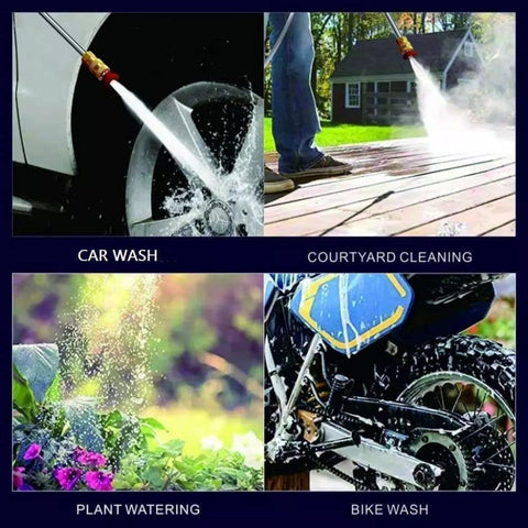 High Pressure Car Washing Gun – Adjustable Water Spray Nozzle for Car, Bike & Garden Cleaning