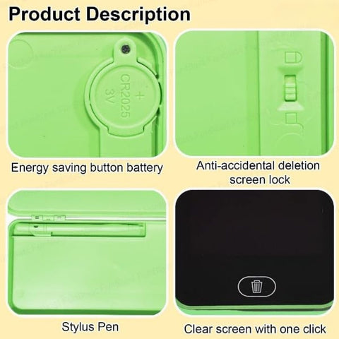 LCD writing tablet with pencil box