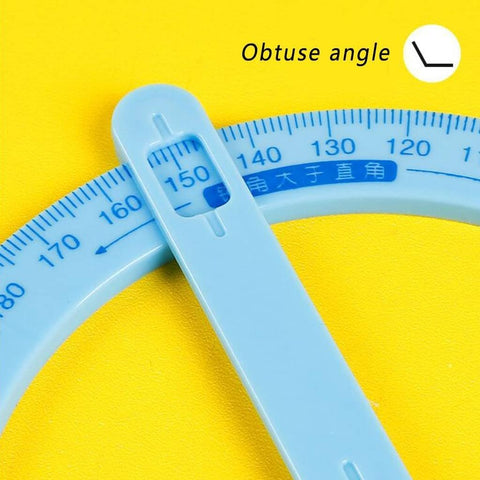 Geometric 360 degree rotating ruler