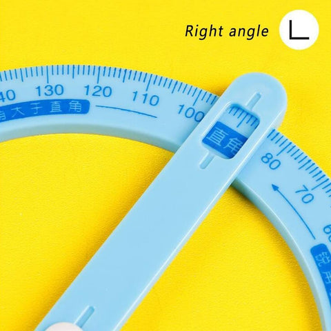 Geometric 360 degree rotating ruler
